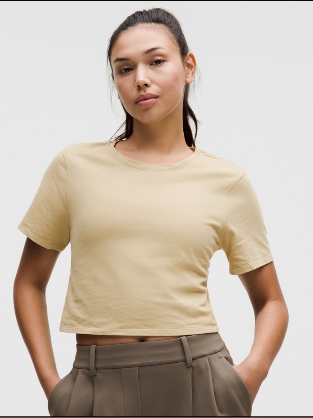 Lululemon Tie-Hem Heavyweight Cotton T-Shirt